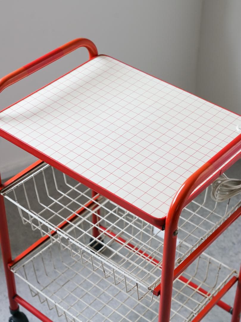 70-80's vintage ワゴンラック レトロポップ ポストモダン