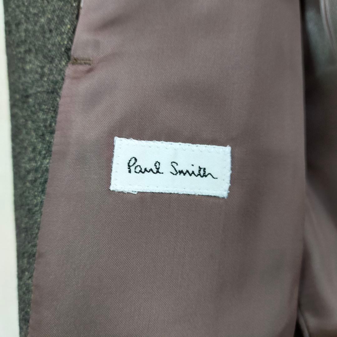 Paul Smith　異素材ドッキング　ダブルブレストロングチェスターコート