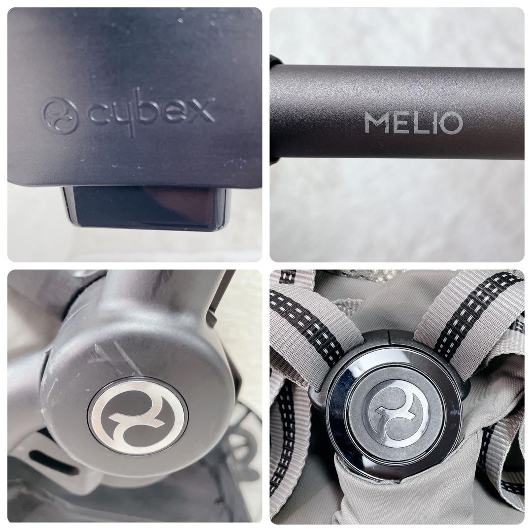 軽量✨ cybex　merio　メッシュ 高級ベビーカー　レザー ハンドルカバー