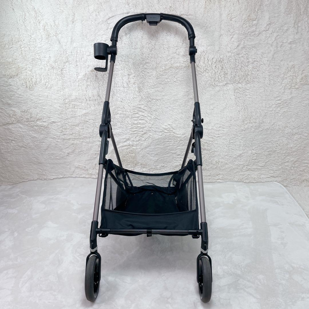 軽量✨ cybex　merio　メッシュ 高級ベビーカー　レザー ハンドルカバー