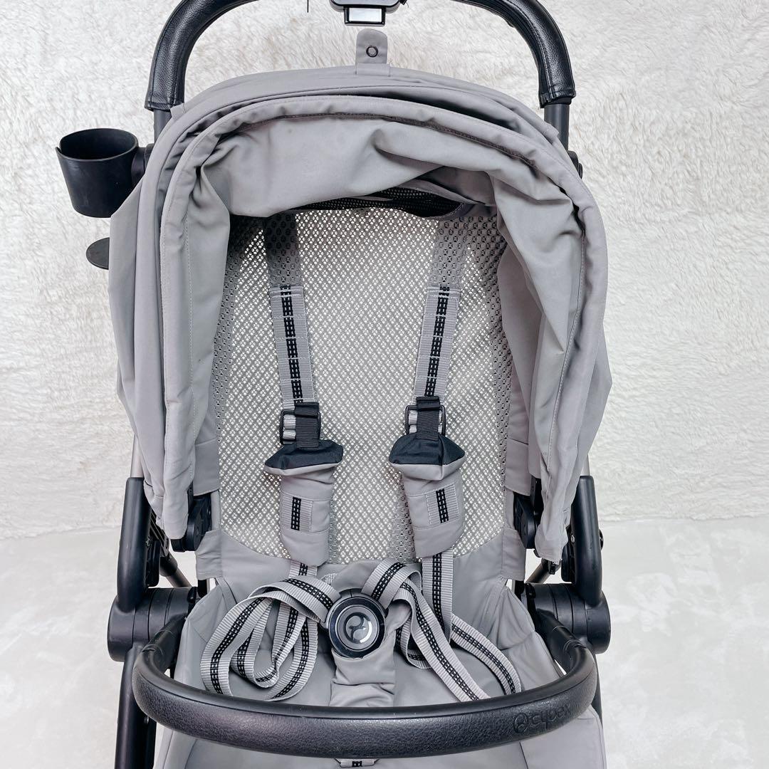 軽量✨ cybex　merio　メッシュ 高級ベビーカー　レザー ハンドルカバー