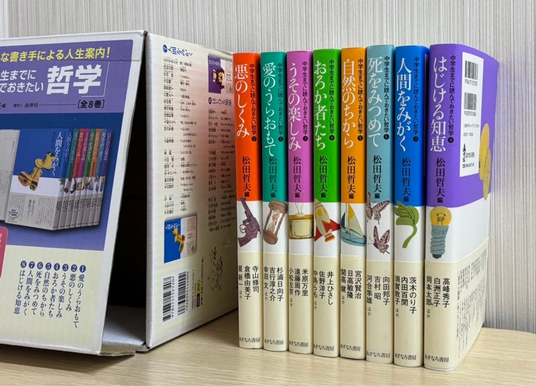 【中学生までに読んでおきたい哲学 全8冊 あすなろ書房 松田哲夫