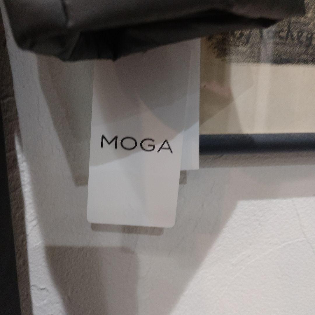 訳有り新品未使用❣️MOGA グレー 綿入りロングコート ベルト付き定価…約8万