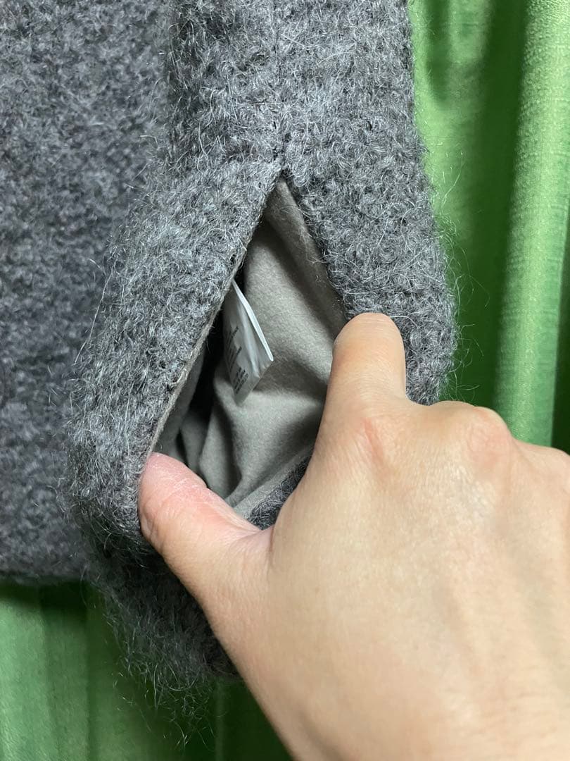 hyke ハイク　アストラカンベスト　ボアベスト　キルティングベスト