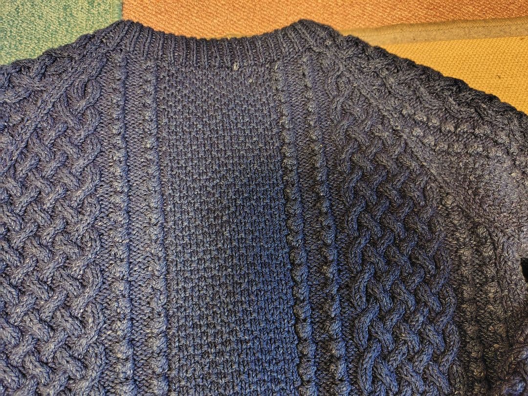 INVERALLANインバーアラン4Aカーディガンインディゴコットン