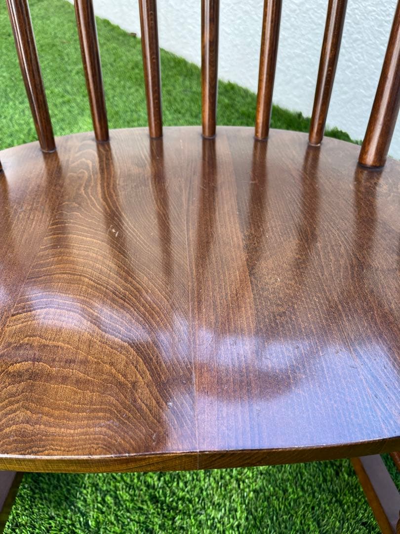 柏木工 （カシワ）ロッキングチェア キズ スレありますが艶と味あります