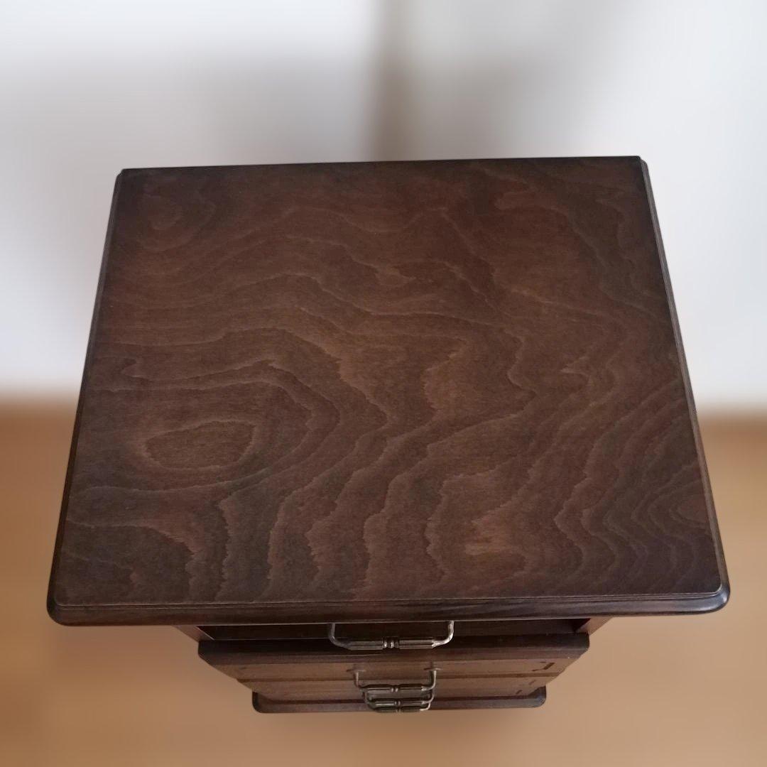 森のサーカス キャビネット アンティーク サイドテーブル 花台 電話台