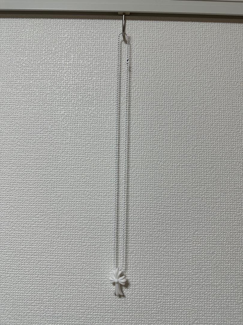 クロムハーツ　ラバーネックレス　CHクロス　ホワイト