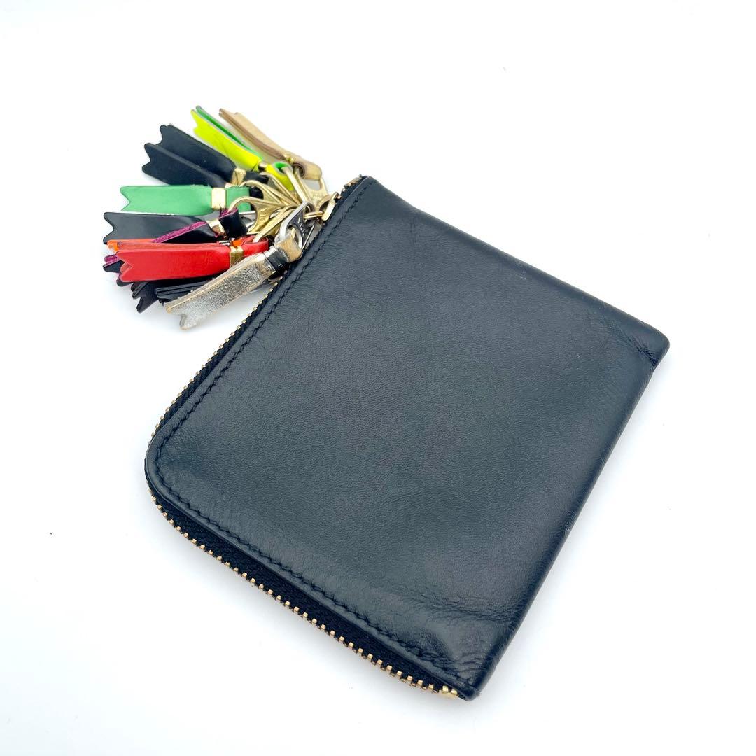 コムデギャルソン　ミニ財布　レザー　ブラック　 管理番号【b155】