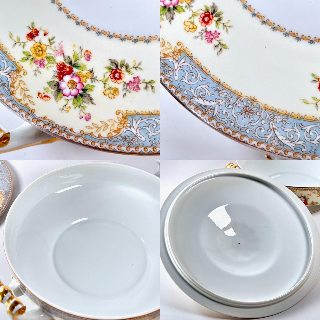 貴重！　Noritake　オールドノリタケ　ビンテージキャセロール　月桂樹M印