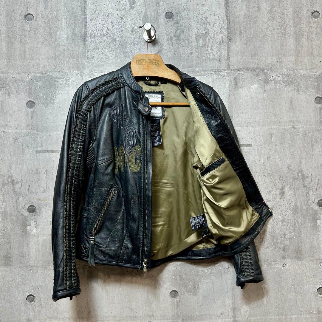 2012 Harley-Davidson レザージャケット 刺繍 カスタムモデル