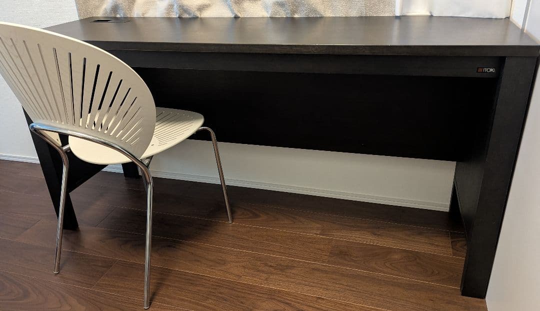 【シンプルデスク】Itoki 黒机（幅150cm・奥行45cm・高さ73cm）