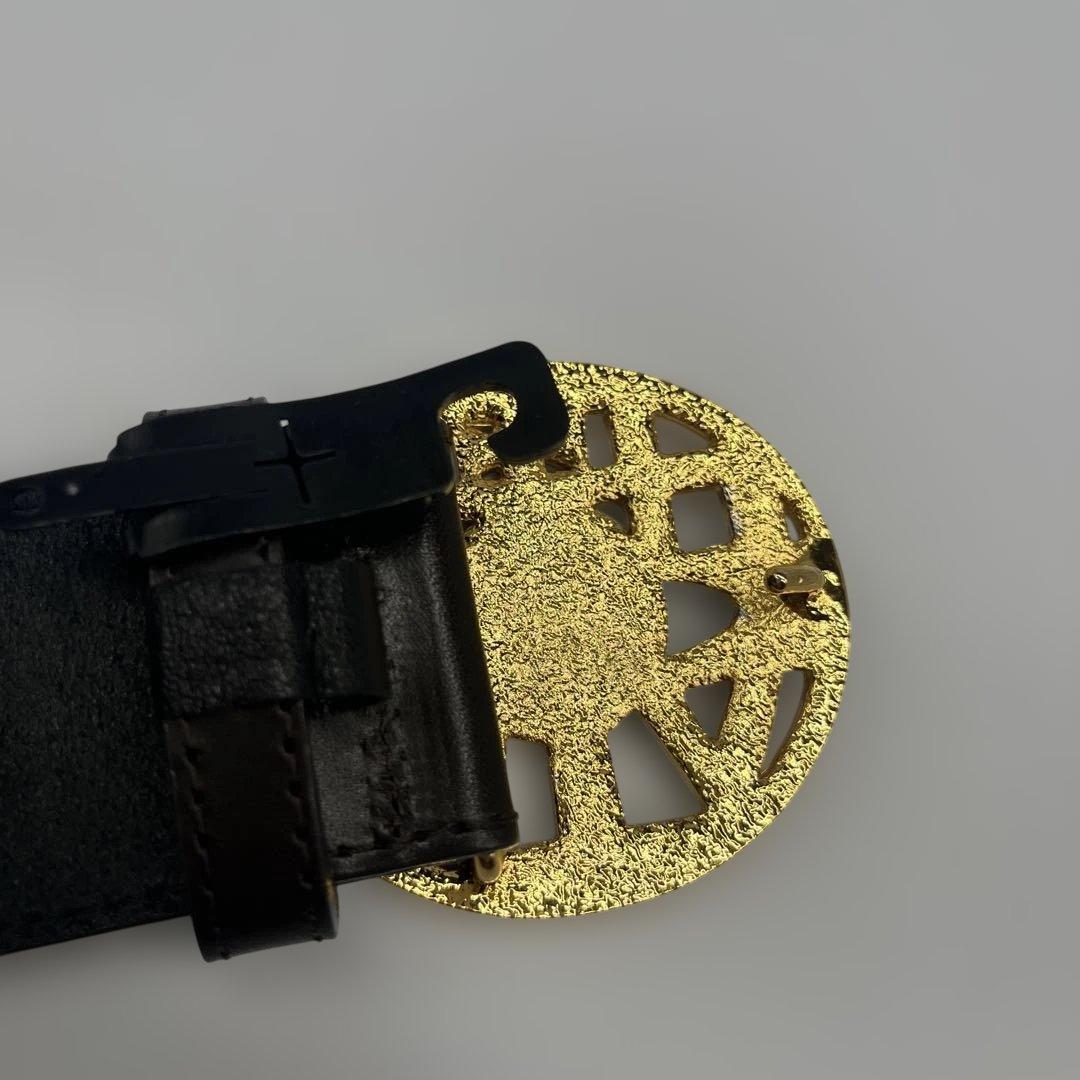 極美品　Vivienne Westwood ヴィヴィアン レザーベルト ロゴ