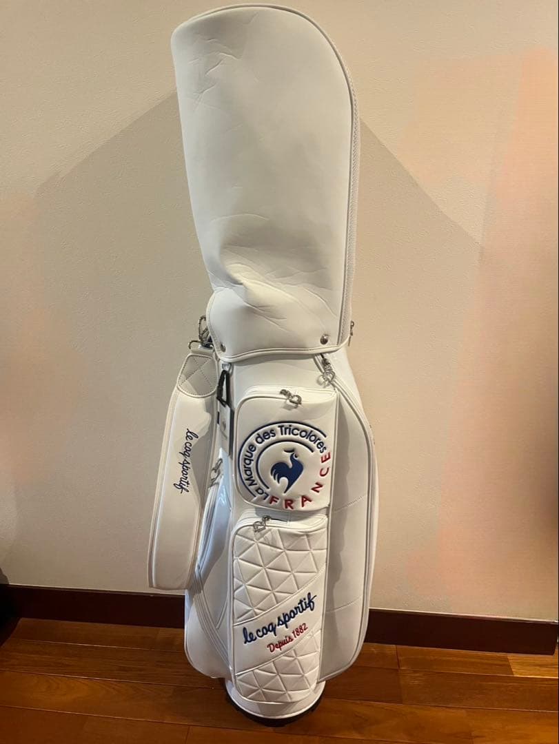 【ルコックスポルティフ　ゴルフキャディバッグ】ホワイト