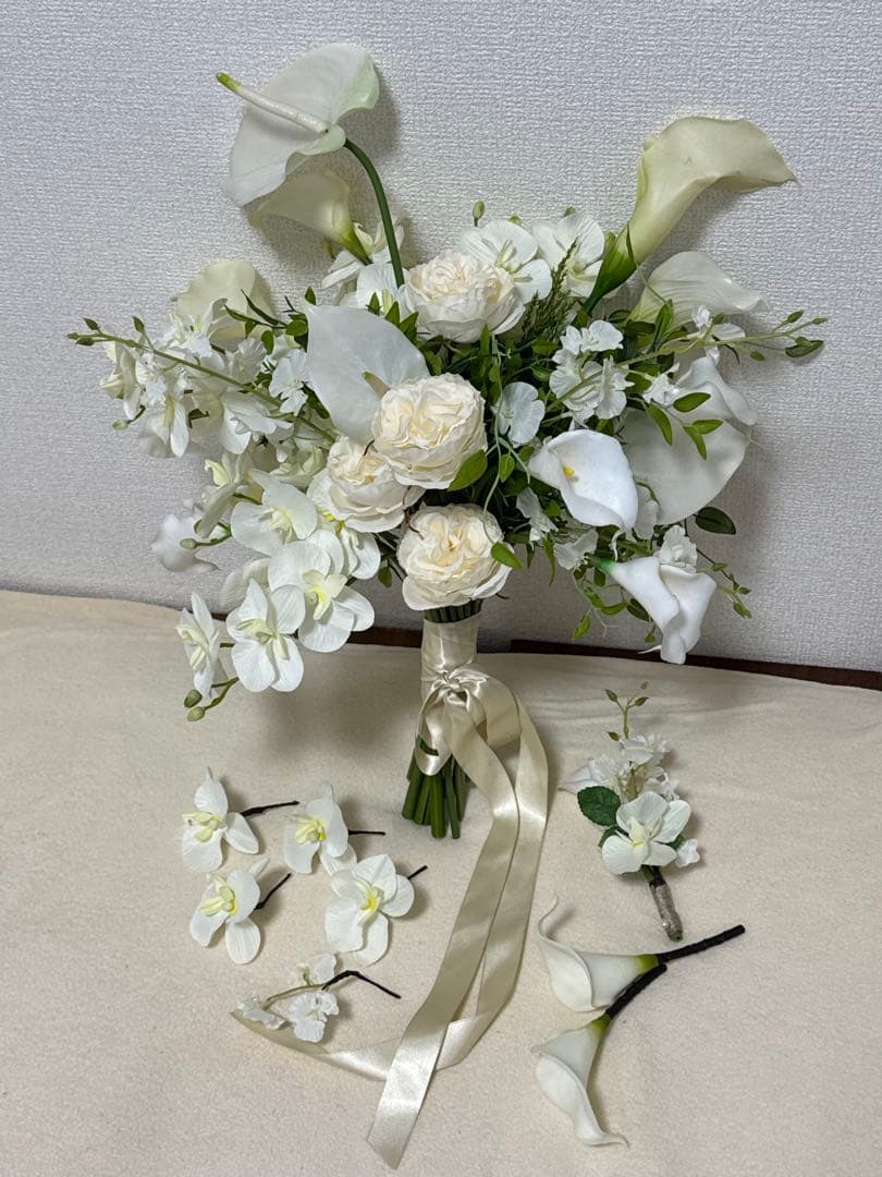 アーティフィシャルフラワー　ブートニア、ヘッドパーツ