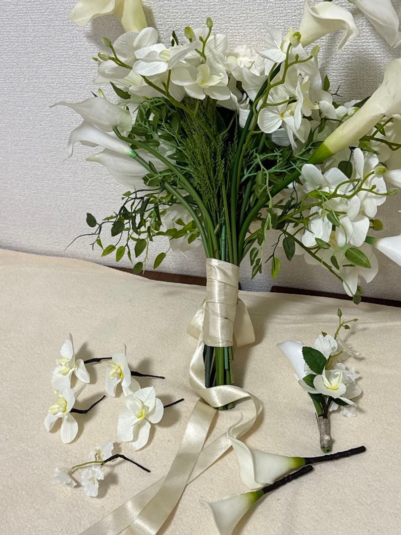 アーティフィシャルフラワー　ブートニア、ヘッドパーツ