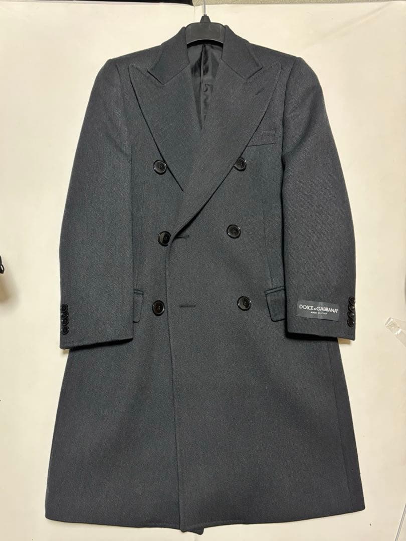 む*ん様 ドルチェ&ガッバーナ　ダブルコート　ダブルブレストコート　ウール