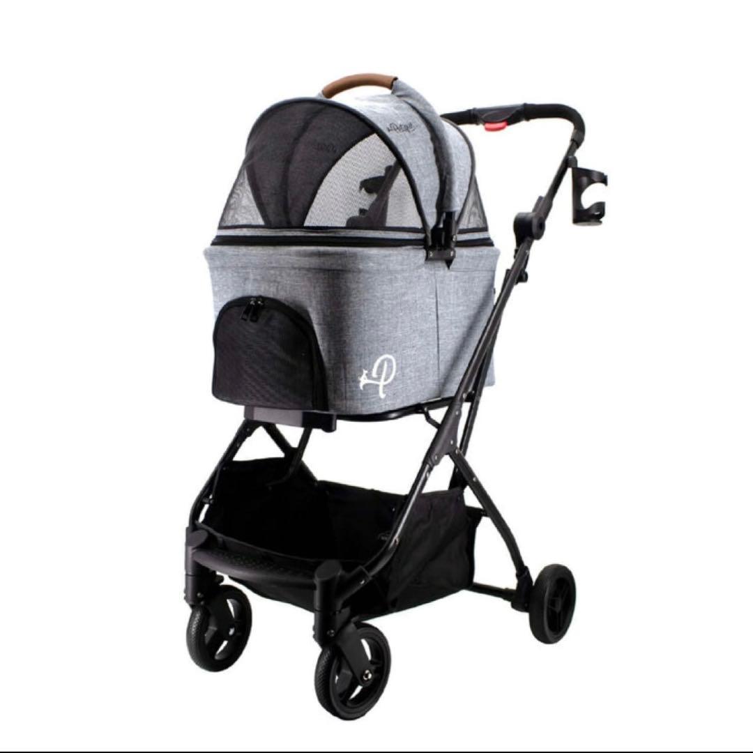Petique ぺティーク 3in1 ペットカート 分離型3way 軽量 犬 猫