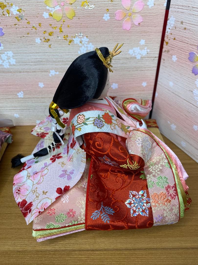 東京久月　雛人形　親王飾り収納セット・サイズ間口約５０×奥行約３０×高さ約４８㎝