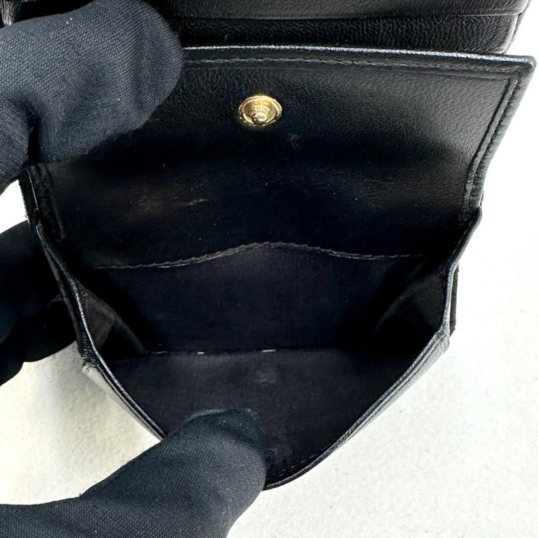 miu miu ミュウミュウ マテラッセ ギャザー 二つ折り財布 ブラック 袋付