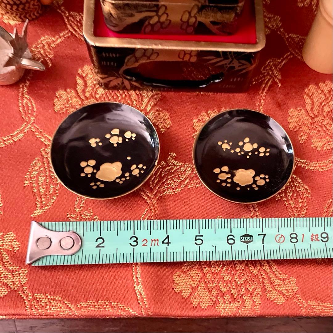 ミニチュア おせち 本金漆器 雛重 セット