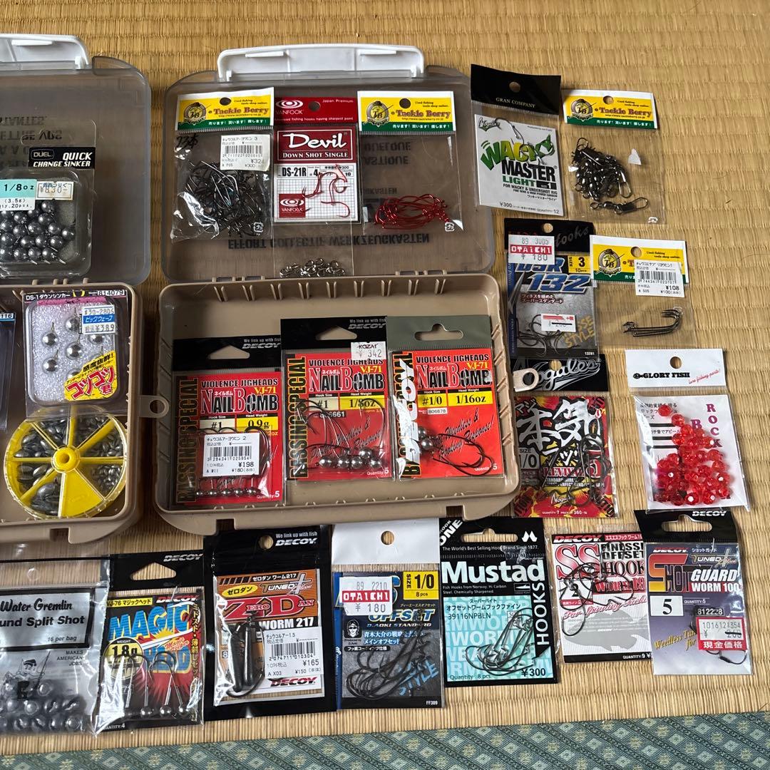 値下げ不可　大量　ワーム、ルアー、仕掛けセット