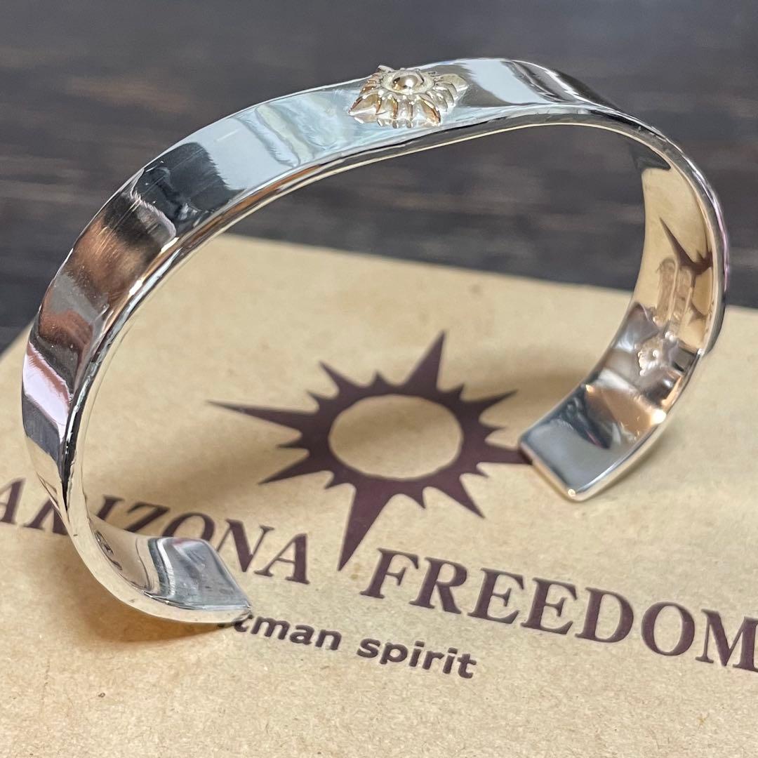 12mm k18 極美品　B-19a アリゾナフリーダム バングル ブレスレット