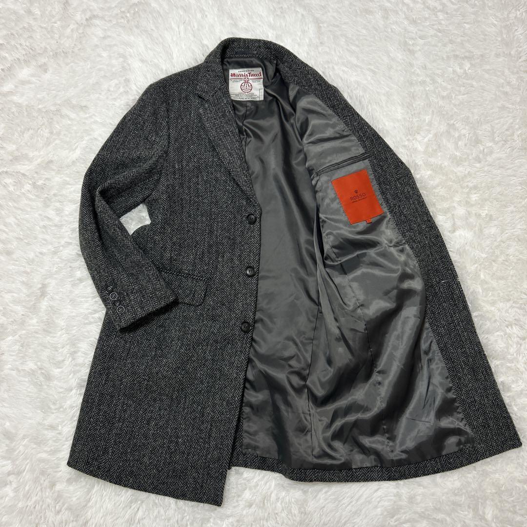極上美品✨アーバンリサーチロッソ ×ハリスツイード チェスターコート 812