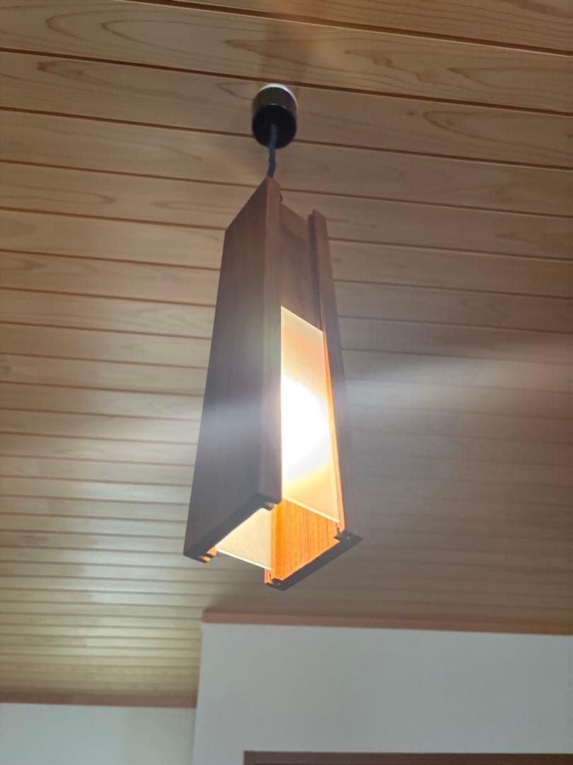 2are3 和モダン　ペンダントライト　デザイナー照明　天然木　ウォルナット