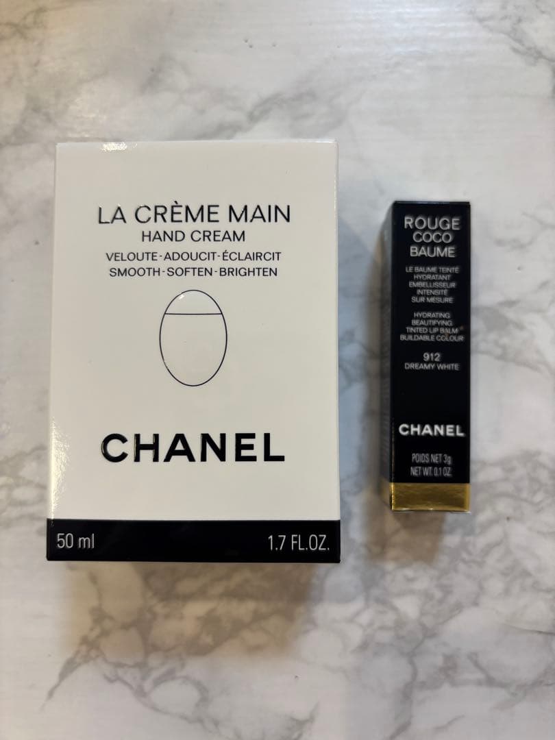 新品未使用⭐︎CHANEL 　ルージュココボーム＆ラクレームマン