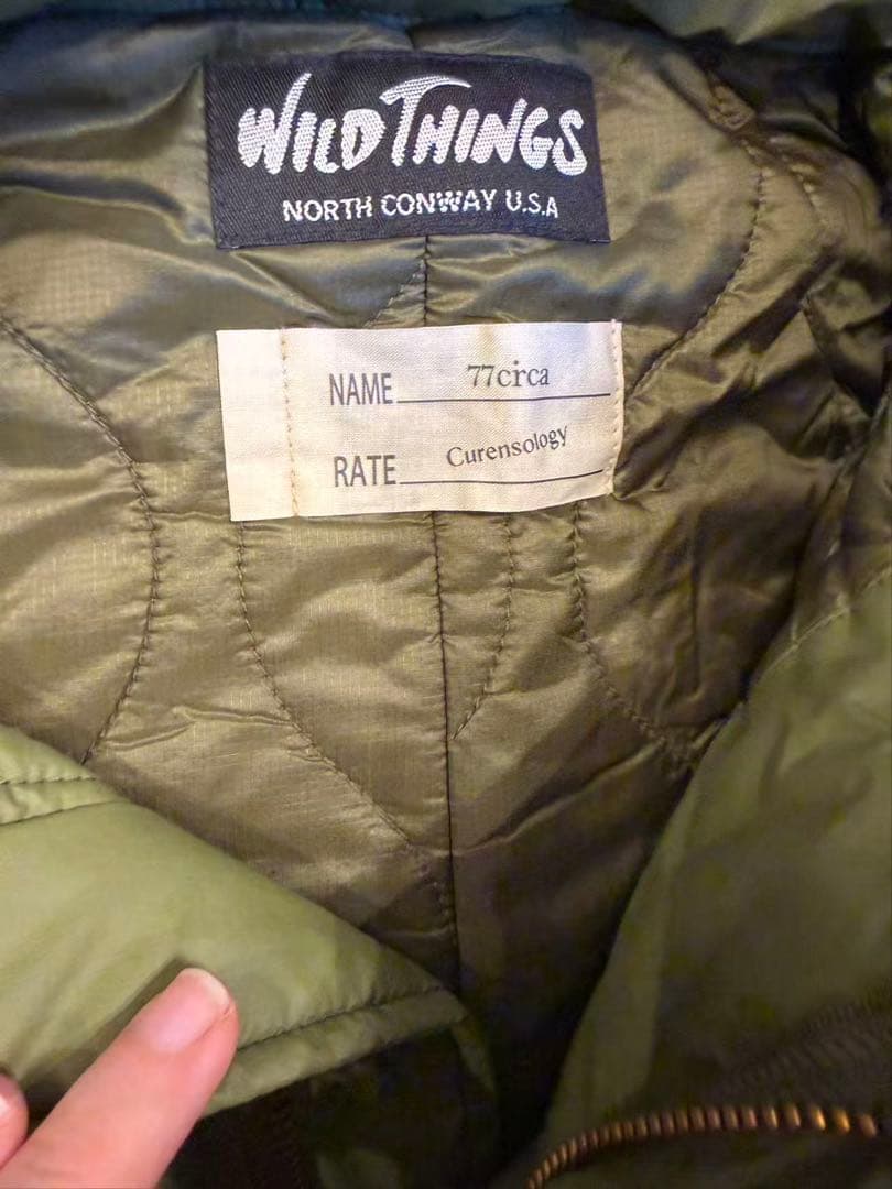 77circa×WILD THINGS M-48モンスターパーカー