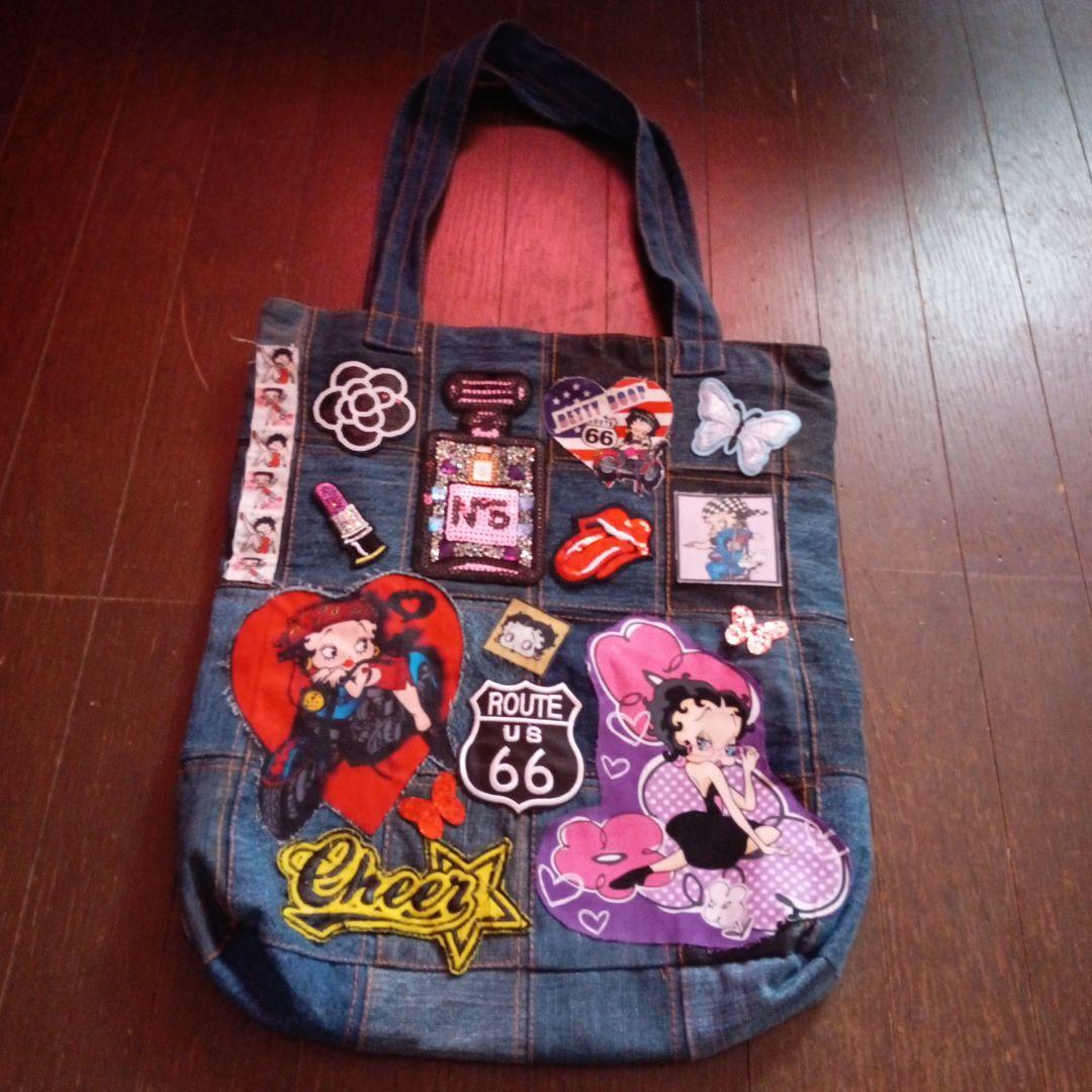 ベティ・ブープ デニムトートバッグ