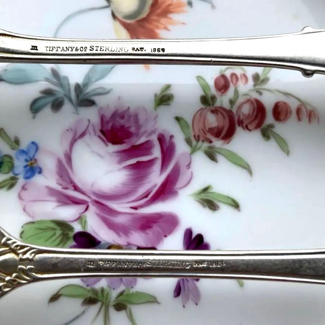 Tiffany 純銀　フォーク　アンティーク2客