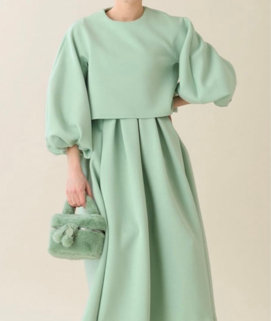 新品未使用【ツル バイ マリコ オイカワ】Bonセットワンピース¥47.300