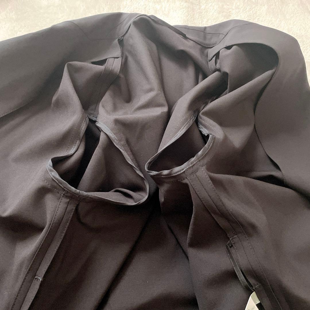 極美品⭐︎Max Mara ブラック ベルテッド 女優襟 ガウンコート 38