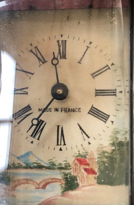 アンティーク　フランス製　置き時計　　　v