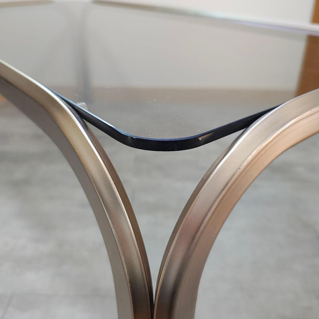 スペースエイジ ミッドセンチュリー レトロ ガラス センター ロー テーブル