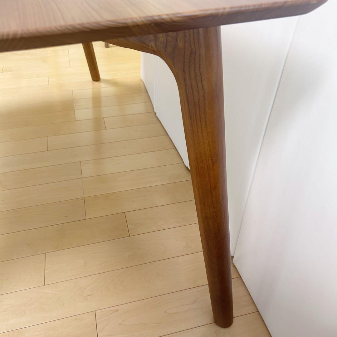 タンスのゲン　アッシュ無垢材　ダイニングテーブル　幅1500 天然木　希少