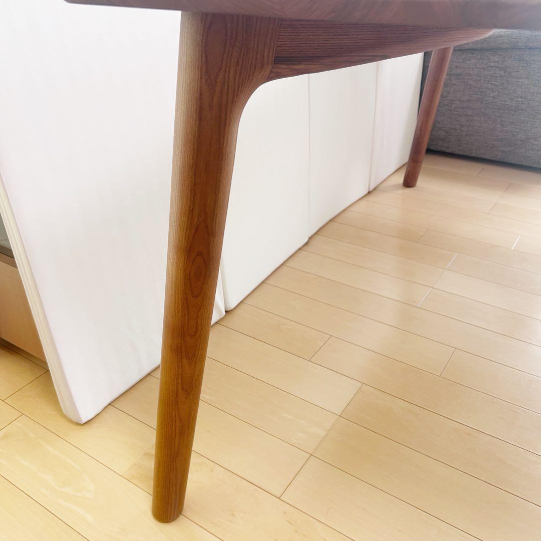 タンスのゲン　アッシュ無垢材　ダイニングテーブル　幅1500 天然木　希少