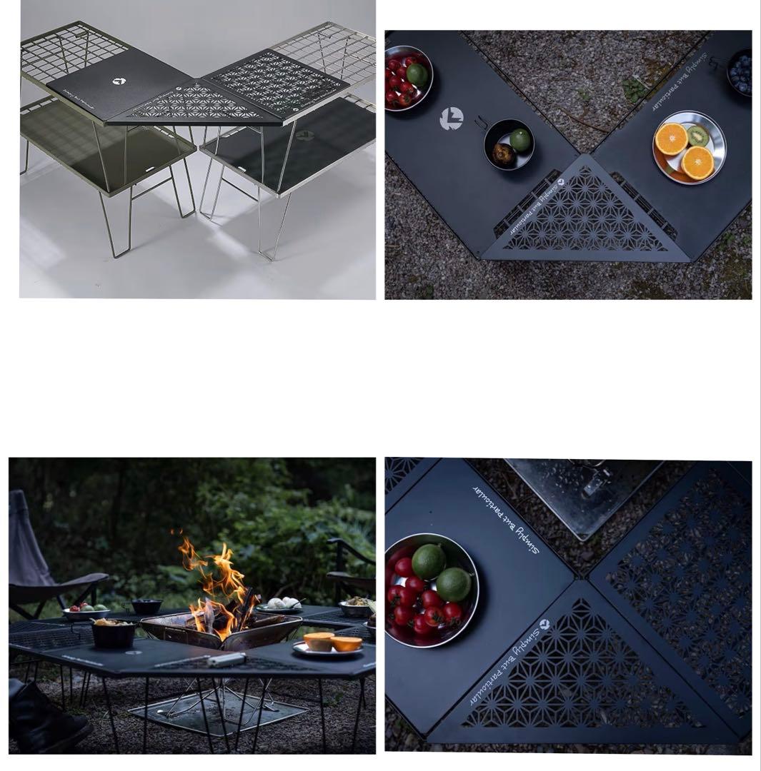 キャンピングムーンフィールドラック 連結用 コーナーエクステンション 4枚セット