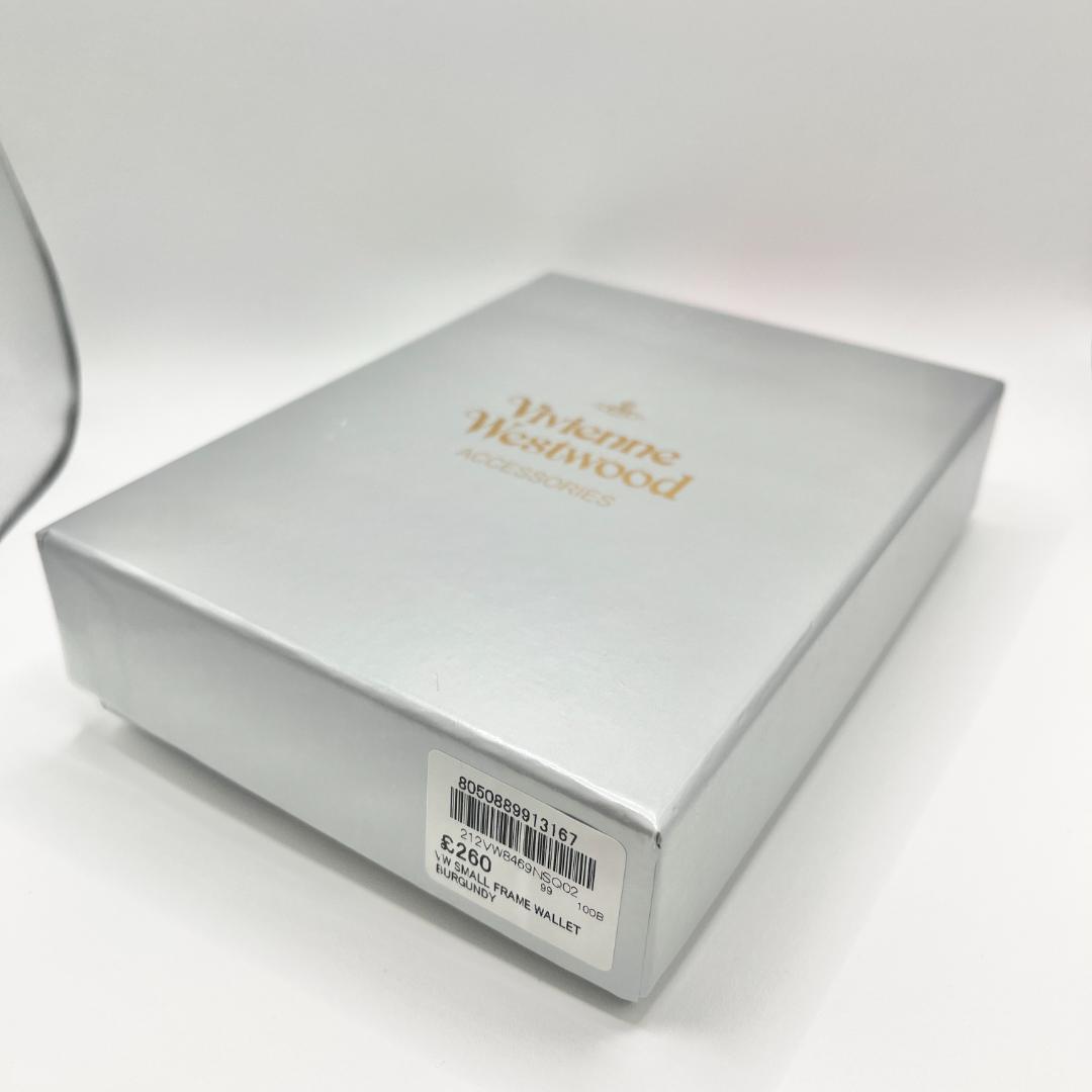 Vivienne Westwood がま口 赤 エナメル 型押し ツルツル 定番