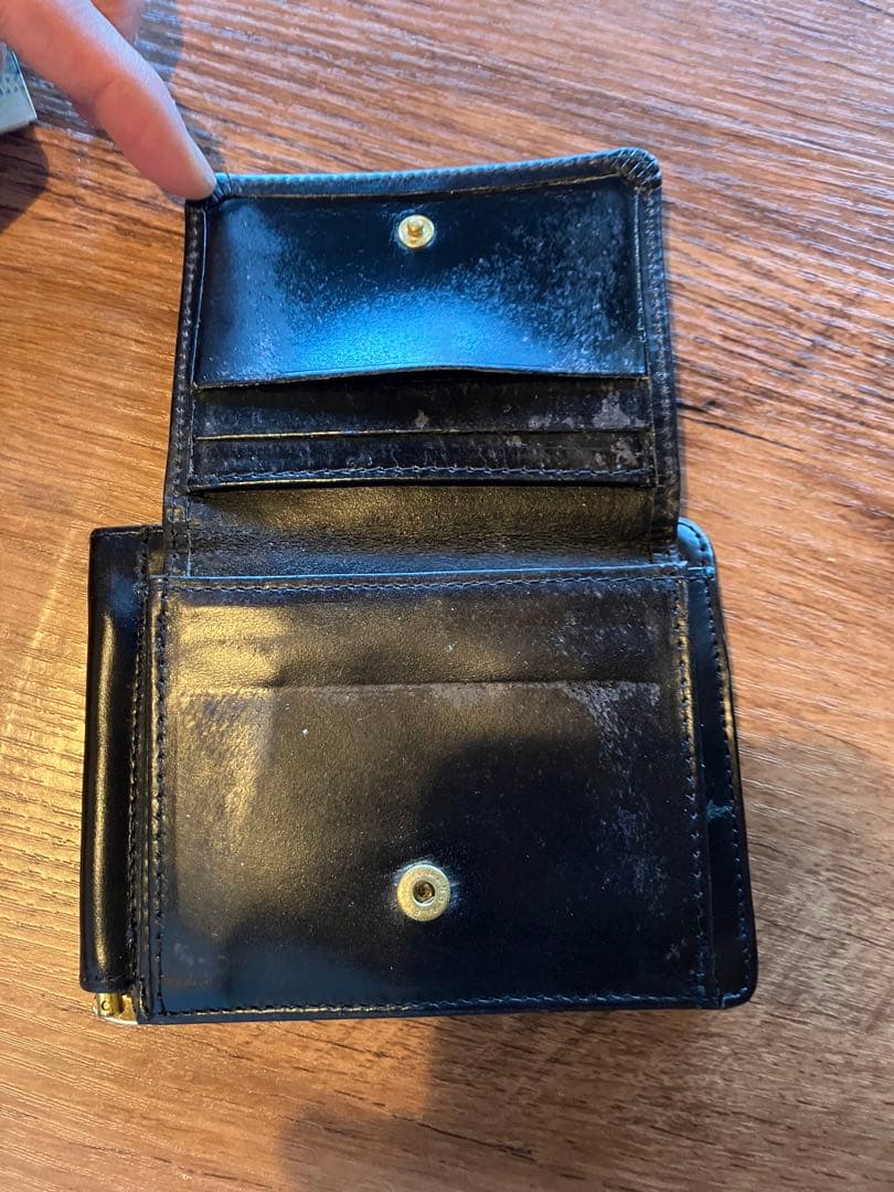 『美品』GLEN グレンロイヤル マネークリップ ブライドルレザー 黒