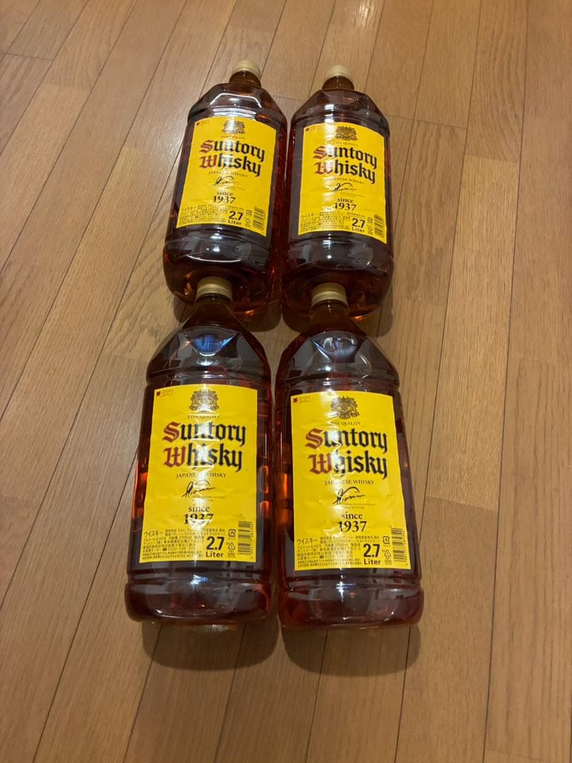 角瓶 2700ml [サントリー ウイスキー 日本 大容量] 4本
