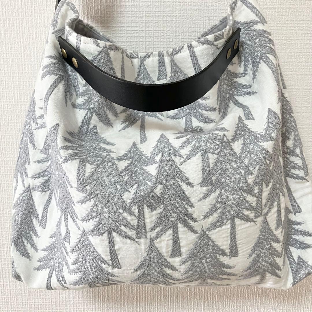 ハンドメイド　ミナペルホネン　ランドシアター　トートショルダーバッグ