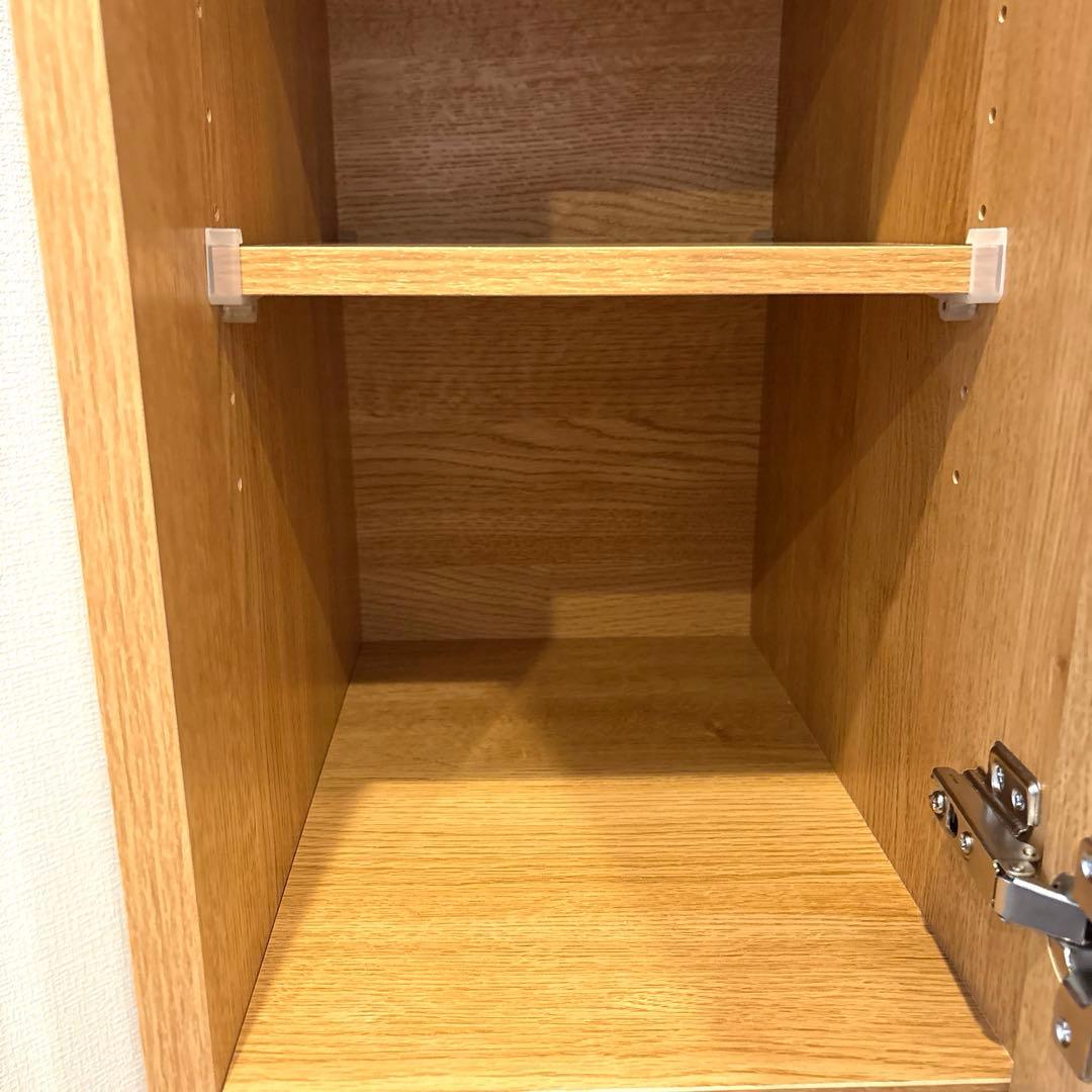 ニトリ　エトナ　スリムストッカー　ライトブラウン　美品　収納