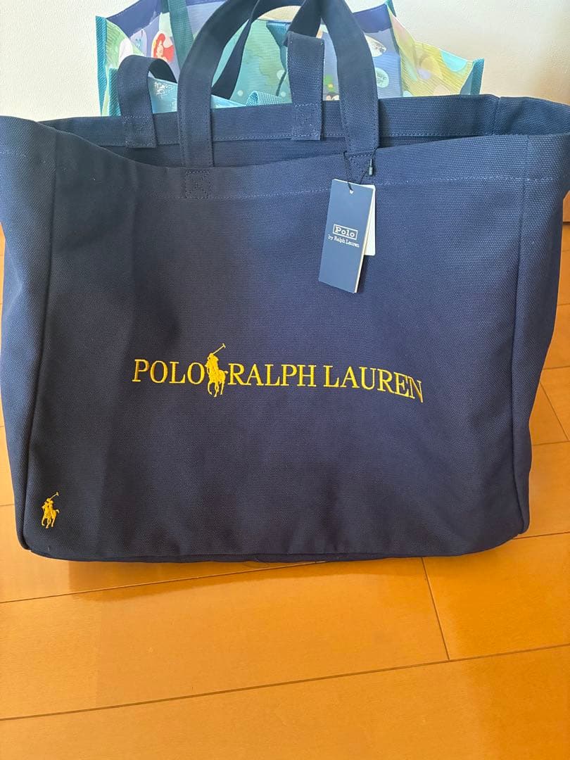 POLO RALPH LAUREN ネイビー トートバッグ ONE