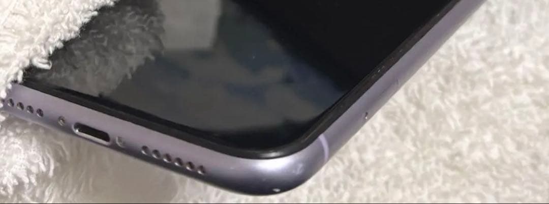 (画面修理歴有) iPhone11 64GB パープル