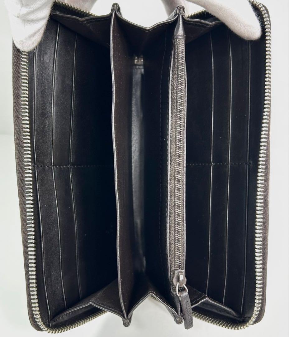 ✅【美品】 メンテ済み グッチ　ラウンドファスナー　GUCCI レザー　長財布