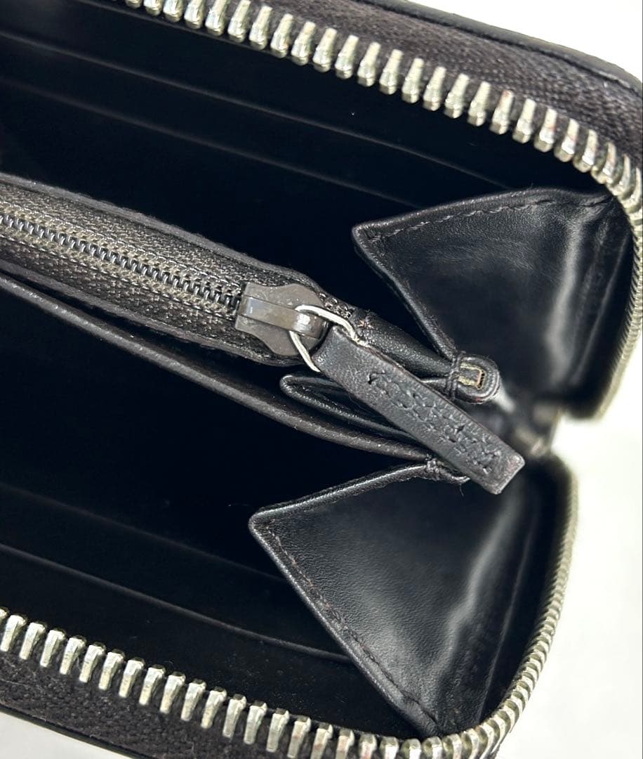 ✅【美品】 メンテ済み グッチ　ラウンドファスナー　GUCCI レザー　長財布