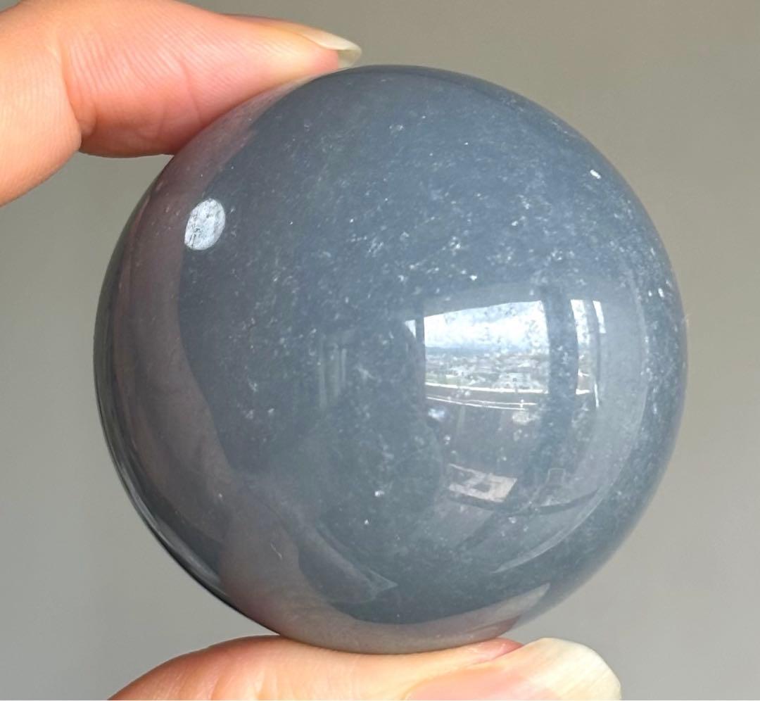 高品質　エンジェライト　スフィア　天然石　キラキラ　ライトで透けます